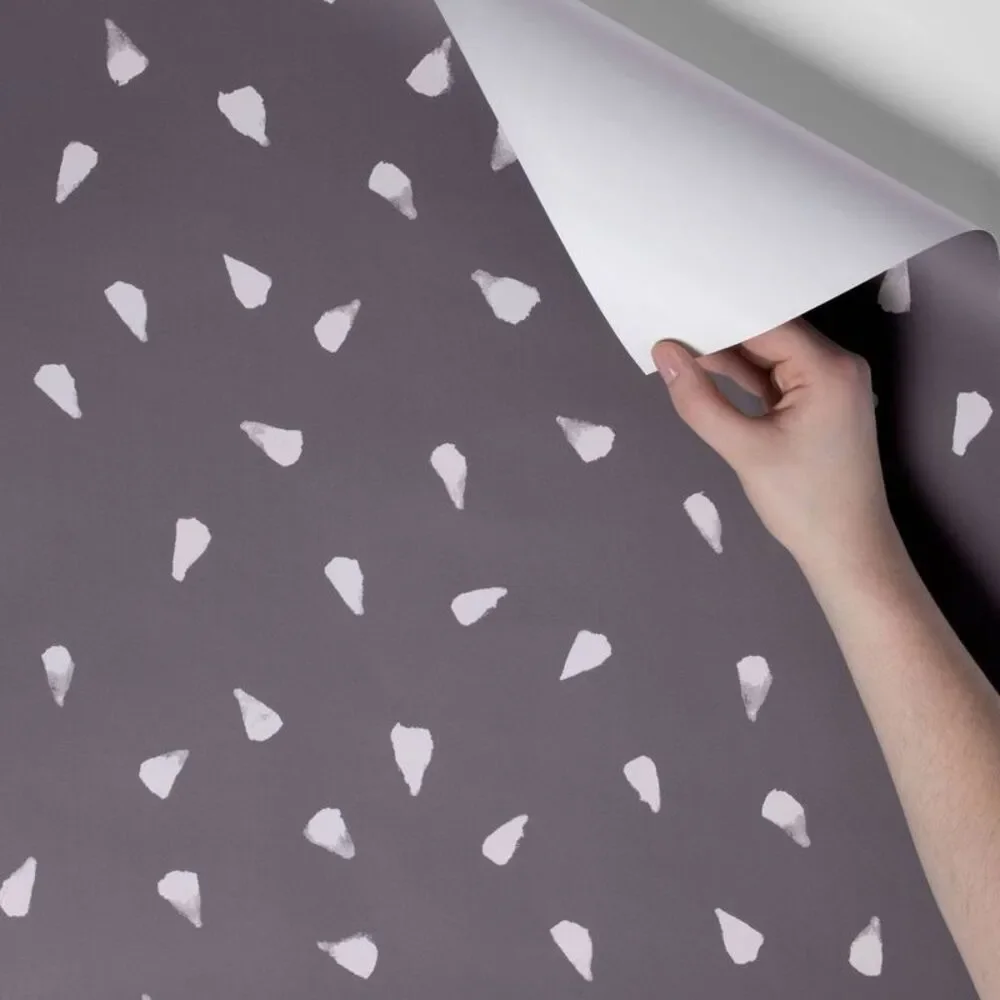 Scattered Seeds Peel & Stick Wallpaper Gray/White